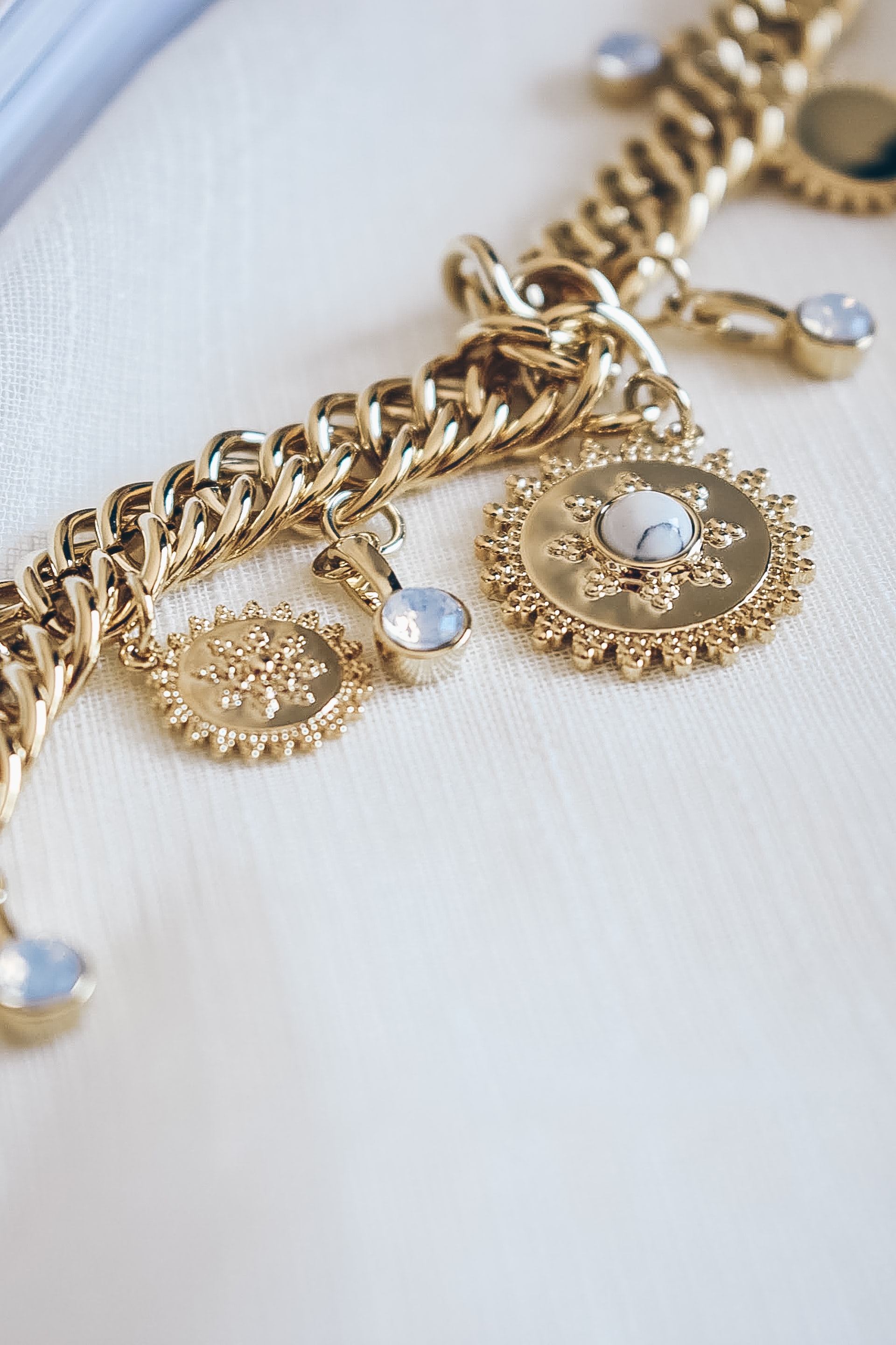 Sun & Rhinestone Bracelet