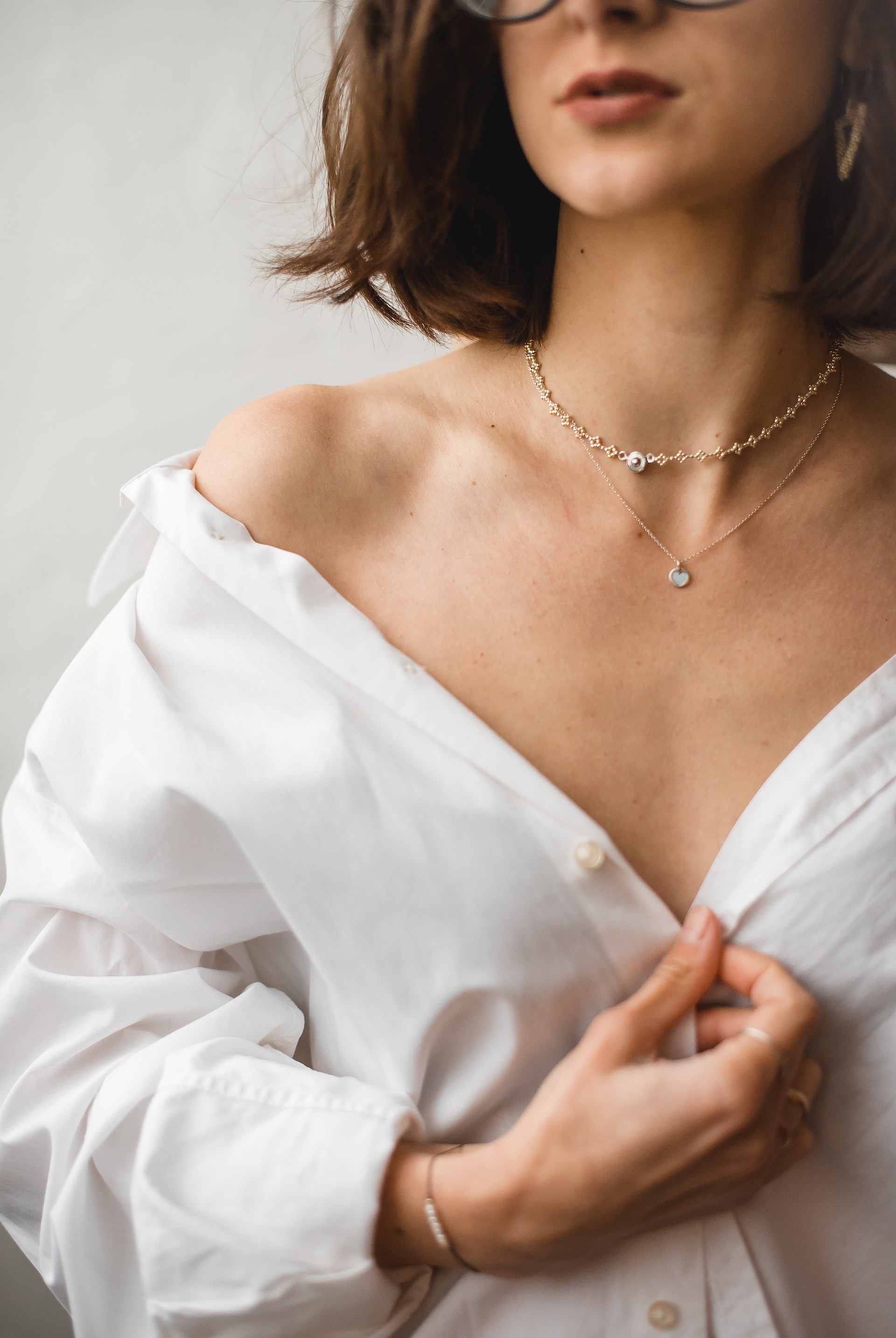 Heart Pendant Layered Necklace